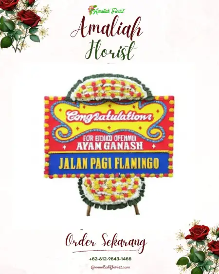 Sewa Papan Bunga Temiyang